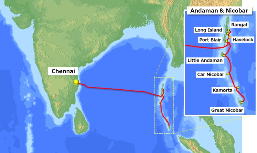 Andaman and Nicobar Islands cable
