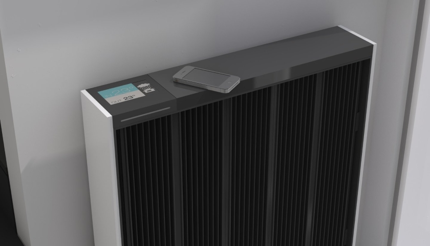 Digital radiator Qarnot