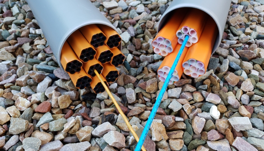 KPN recycled plastic fiber optic