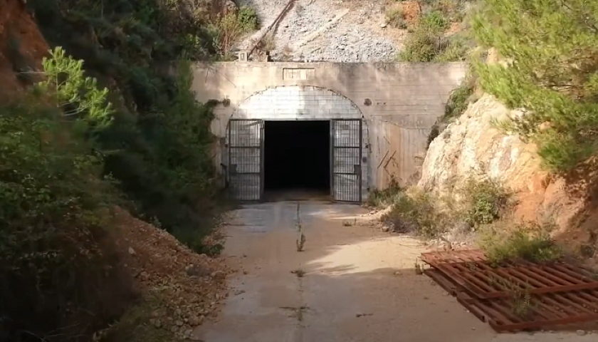 data center in Roman mine in Sardinia