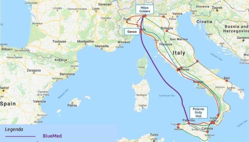 BlueMed subsea cable