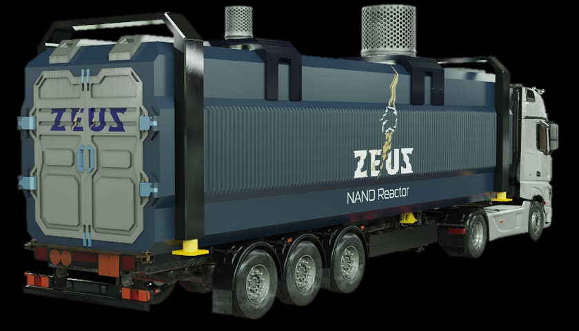 Nano's Zeus microreactor