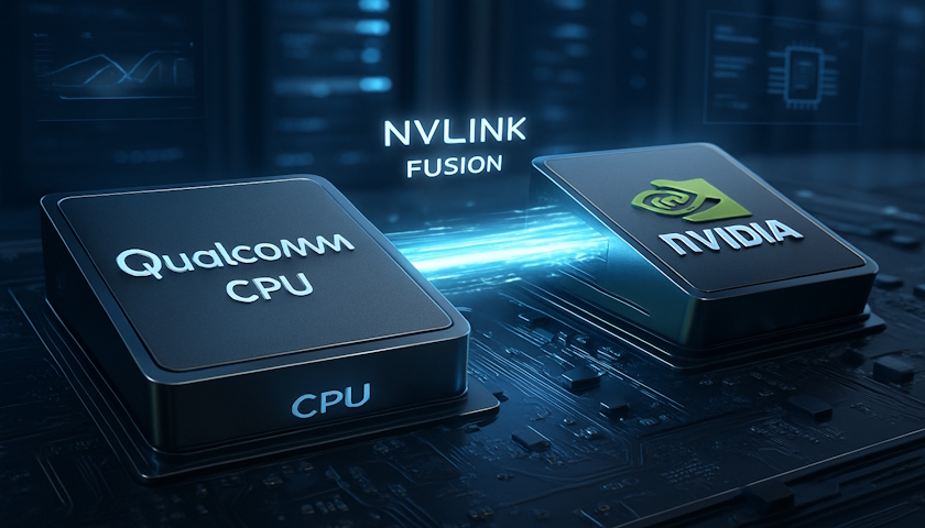 Qualcomm oznamuje procesory pro datová centra, budou podporovat NVLink Fusion od Nvidie