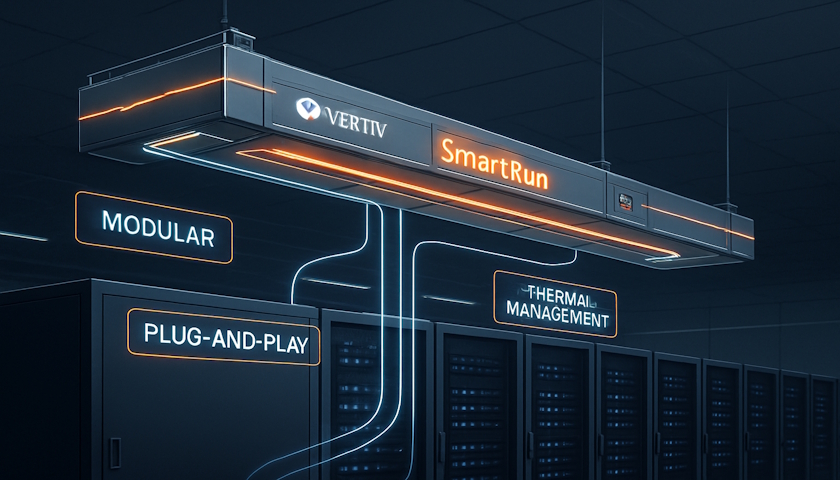 Vertiv uvádí na trh modulární prefabrikovaný systém nadhlavní infrastruktury „SmartRun“